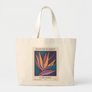 Grand Tote Bag Jolie conception du marché aux fleurs
