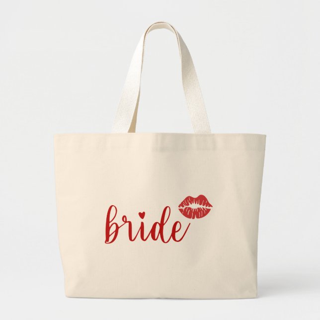 Grand Tote Bag Jolie mariée  (Devant)