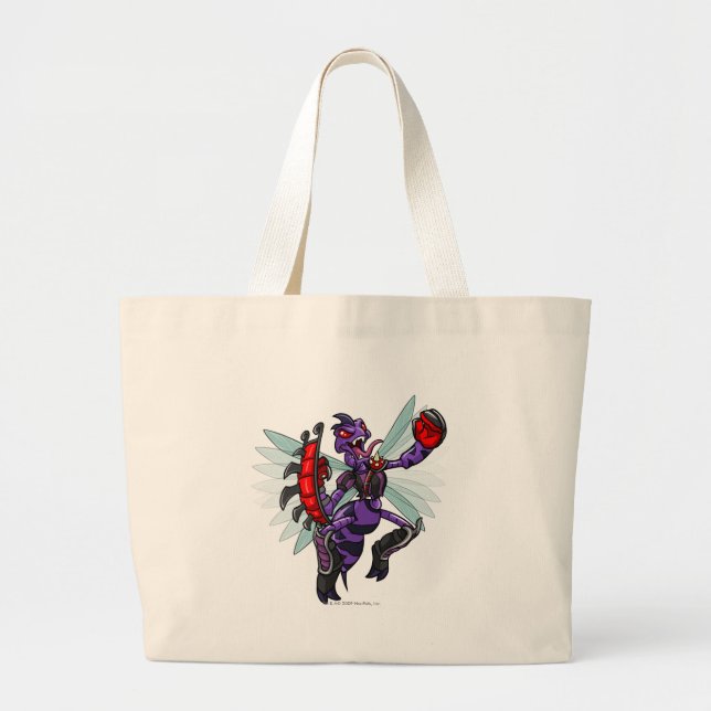 Grand Tote Bag Joueur de citadelle de Darigan de bourdonnement (Devant)