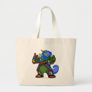 Grand Tote Bag Joueur d'île de Grarrl Roo