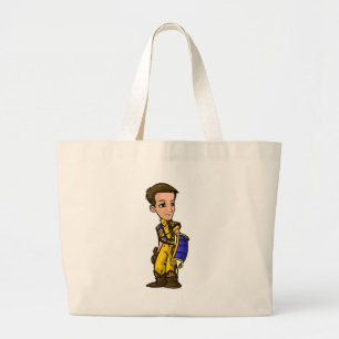 Grand Tote Bag Joueur perdu de personnel de désert de dirigeable