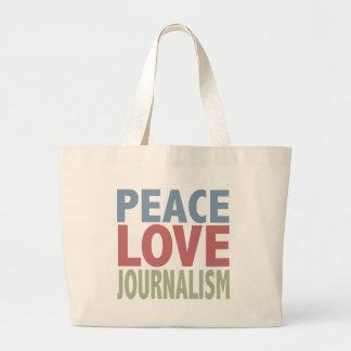 Grand Tote Bag Journalisme d'amour de paix
