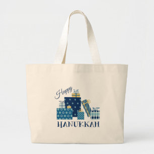 Grand Tote Bag Joyeux Hanoukka