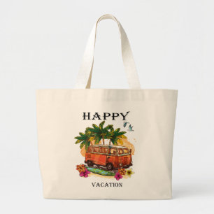Grand Tote Bag Joyeux Vacances Pour chaque homme, femme, garçon.