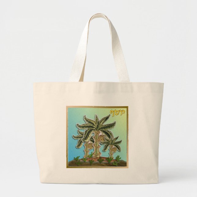 Grand Tote Bag Judaica 12 Tribes d'Israël (Devant)