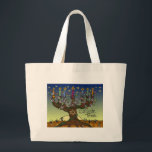 Grand Tote Bag Judaica L'shanah Tovah Arbre de vie Dons Vêtements<br><div class="desc">Vous visualisez la collection Lee Hiller Design. Vêtements,  cadeaux & Objets de collection Lee Hiller Photographie ou collection d'Arts numériques. Vous pouvez voir sa photographie de Nature sur http://HikeOurPlanet.com/ et suivre son blog randonnée dans le Parc National des Sources Hot Springs.</div>