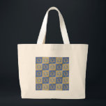 Grand Tote Bag Judaïque Star Of David Metal Gold Blue<br><div class="desc">Vous visualisez la collection Lee Hiller Design. Vêtements,  cadeaux & Objets de collection Lee Hiller Photographie ou collection d'Arts numériques. Vous pouvez voir sa photographie de Nature sur http://HikeOurPlanet.com/ et suivre son blog randonnée dans le Parc National des Sources Hot Springs.</div>