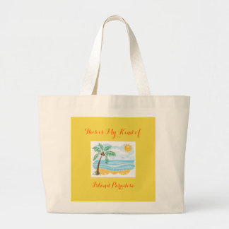 Grand Tote Bag Jumbo Fourre-tout - Le paradis de l'île