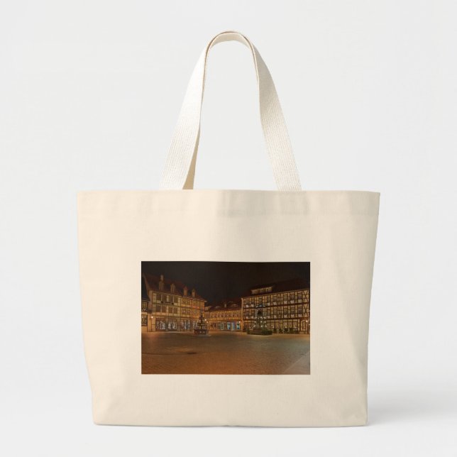 Grand Tote Bag Jumbo Marktplatz Wernigerode bei Nacht (Devant)