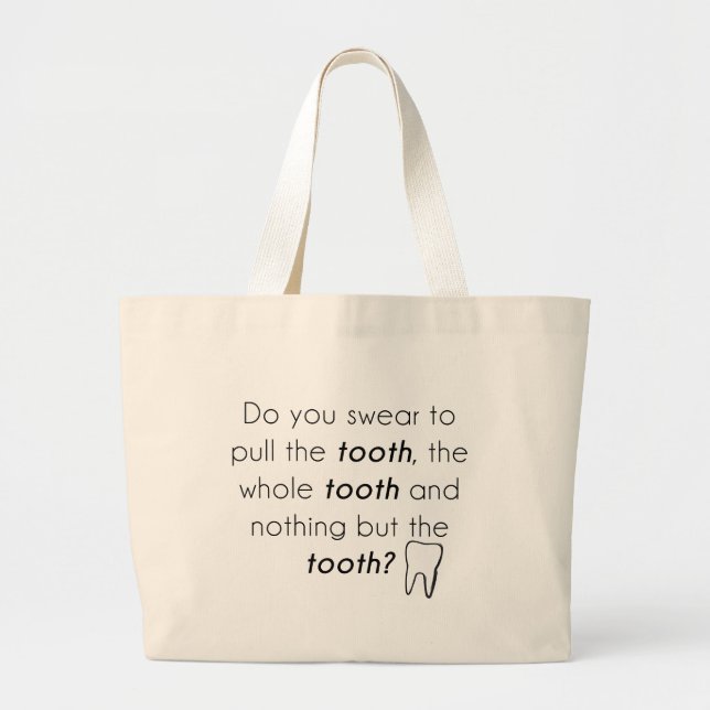 Grand Tote Bag Jurez-vous ? (Devant)