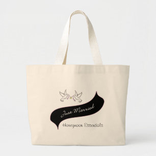 Grand Tote Bag Juste bases mariées de lune de miel