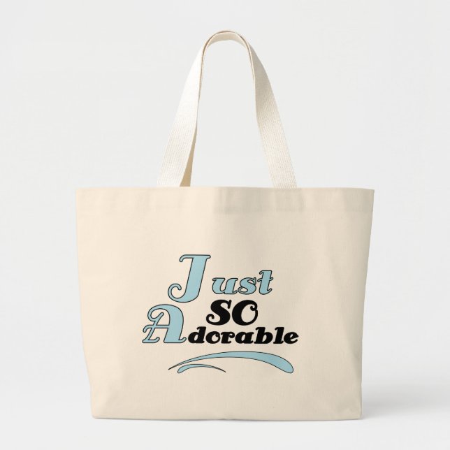 Grand Tote Bag Juste si adorable (Devant)