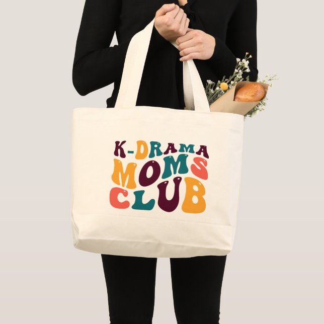 Grand Tote Bag K-Drama Moms Club Souvenir Retro Style Super (Devant (produit))
