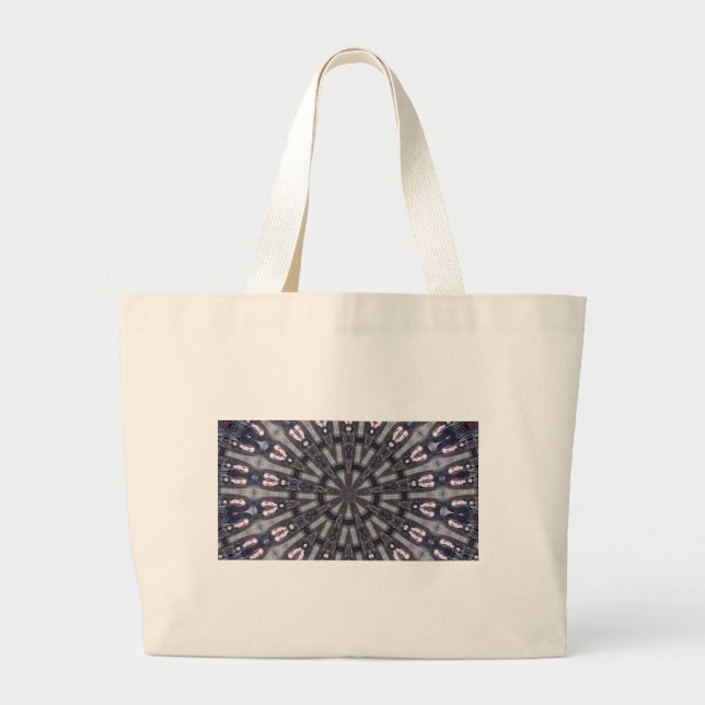 GRAND TOTE BAG KALEIDOSCOPE PSYCHÉDÉLIQUE /MÉMOIRES MYSTIQUES (Devant)