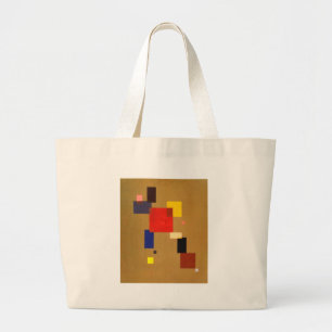 Grand Tote Bag Kandinsky Treize Rectangles peinture Abstraite
