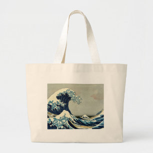 Grand Tote Bag Katsushika Hokusai dans La Grande Vague au large d