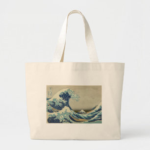 Grand Tote Bag Katsushika Hokusai : La Grande Vague de Kanagawa