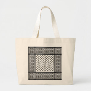 Grand Tote Bag Keffiyeh palestinien