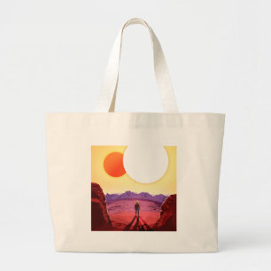 Grand Tote Bag Kepler Space Voyage Destination Planète Aventure