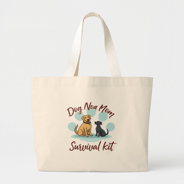 Grand Tote Bag Kit de survie Fourre-tout (Devant)