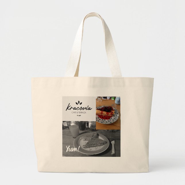 Grand Tote Bag Kracovia Cafe Fourre-tout - Celebrate Flavor (Devant)
