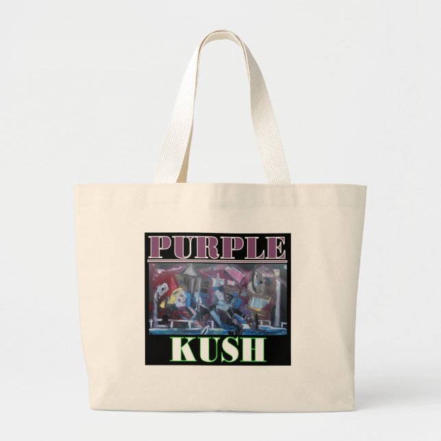 GRAND TOTE BAG KUSH VIOLET (Devant)