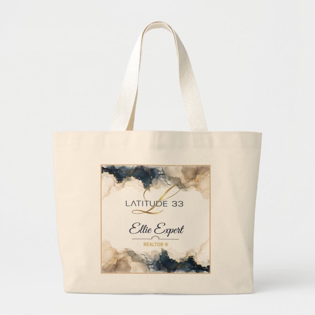 Grand Tote Bag L33 Visite immobilière idéale  (Devant)