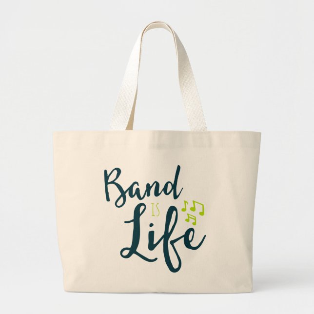 Grand Tote Bag La bande est vie (Devant)