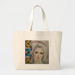 Grand Tote Bag La beauté et les papillons