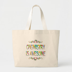Grand Tote Bag La chimie est impressionnante