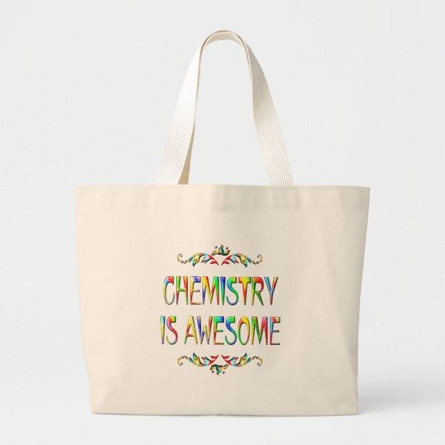 Grand Tote Bag La chimie est impressionnante (Devant)