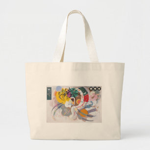 Grand Tote Bag La courbe dominante de Kandinsky Abstraite