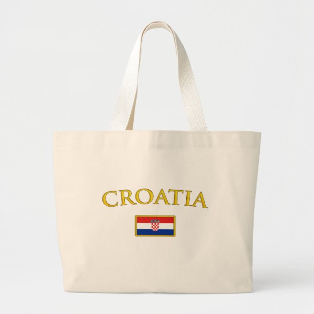 Grand Tote Bag La Croatie d'or (Devant)