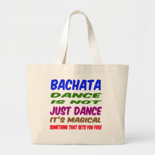 Grand Tote Bag La danse de Bachata n'est pas simplement danse