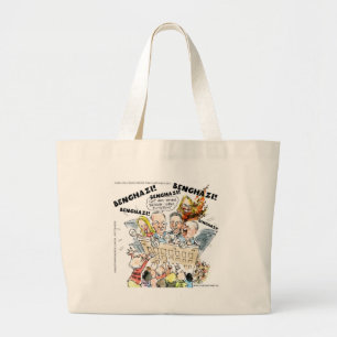 Grand Tote Bag La danse de Benghazi Drôle