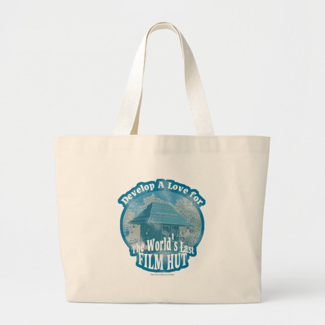 Grand Tote Bag La Dernière cabane de film du monde ! (Devant)