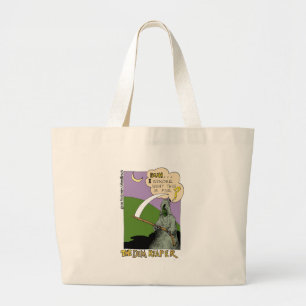 Grand Tote Bag La Faucheuse Sombre Cadeaux drôles de dessin animé