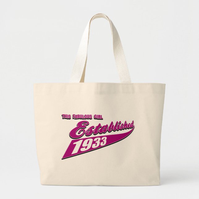 Grand Tote Bag La fille a établi 80 (Devant)