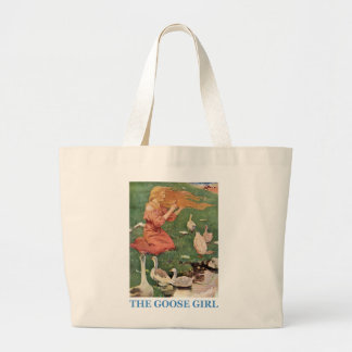 Grand Tote Bag La fille de l'oie
