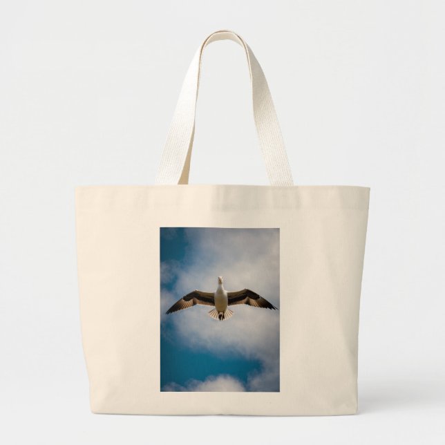 Grand Tote Bag La grâce d'un oiseau en vol (Devant)