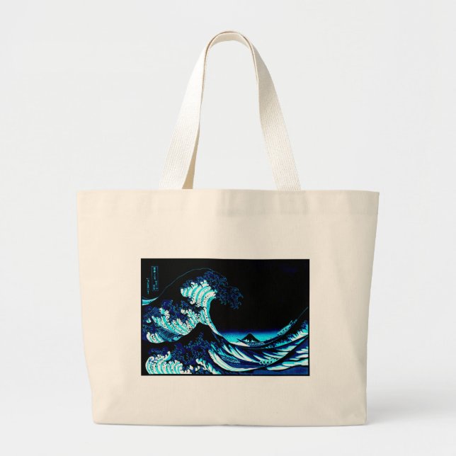 Grand Tote Bag La Grande Vague (Devant)