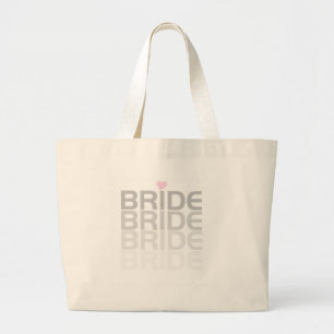 Grand Tote Bag La jeune mariée se fanent des T-shirts et des