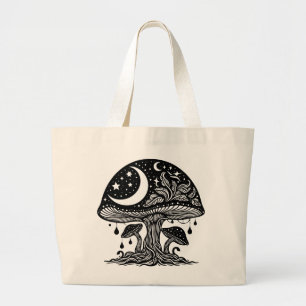 Grand Tote Bag La Lune et les Etoiles