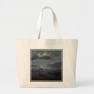 Grand Tote Bag La mer du nord dans le clair de lune, 1823-24