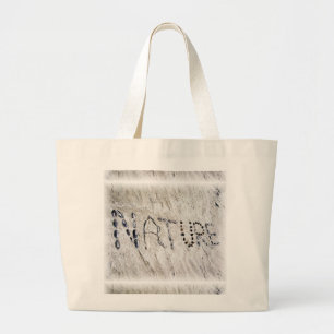 Grand Tote Bag La nature dans le sable