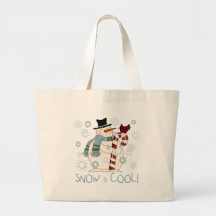 Grand Tote Bag La neige est un cadeau et t-shirts de vacances Coo