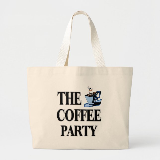 Grand Tote Bag La partie de café (Devant)