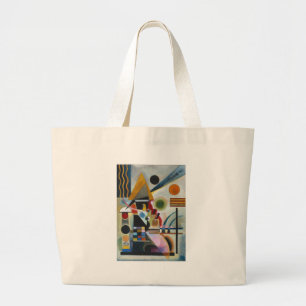 Grand Tote Bag La peinture Abstraite de Kandinsky