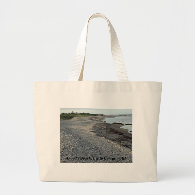 Grand Tote Bag La plage de Lloyd, petit Compton, RI (Devant)