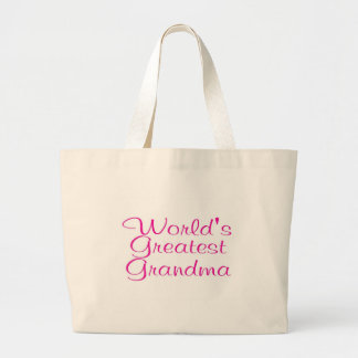 Grand Tote Bag La plus grande grand-maman des mondes
